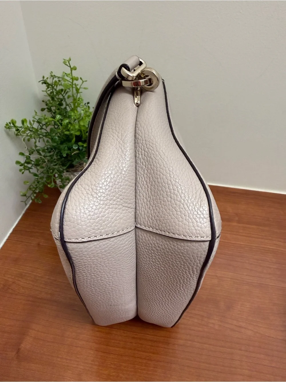 Kate Spade Crush Mushroom Pebbled Leather Medium Crossbody EUC
